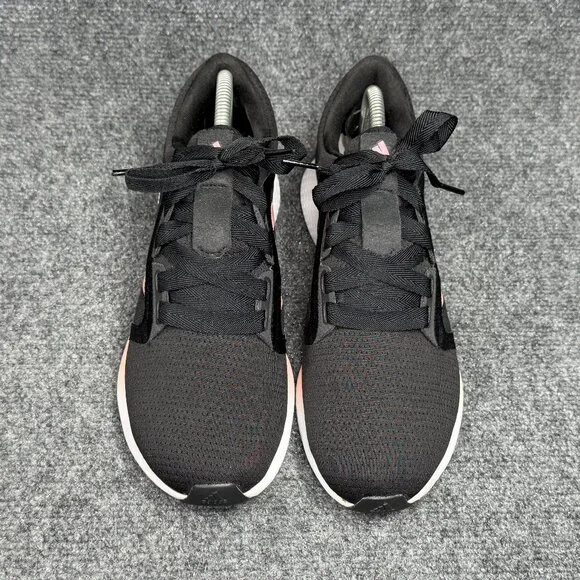 Adidas Edge Lux 4 Running Shoes Women Size 9.5 Glow PInk Black Athletic Training - Picture 3 of 11